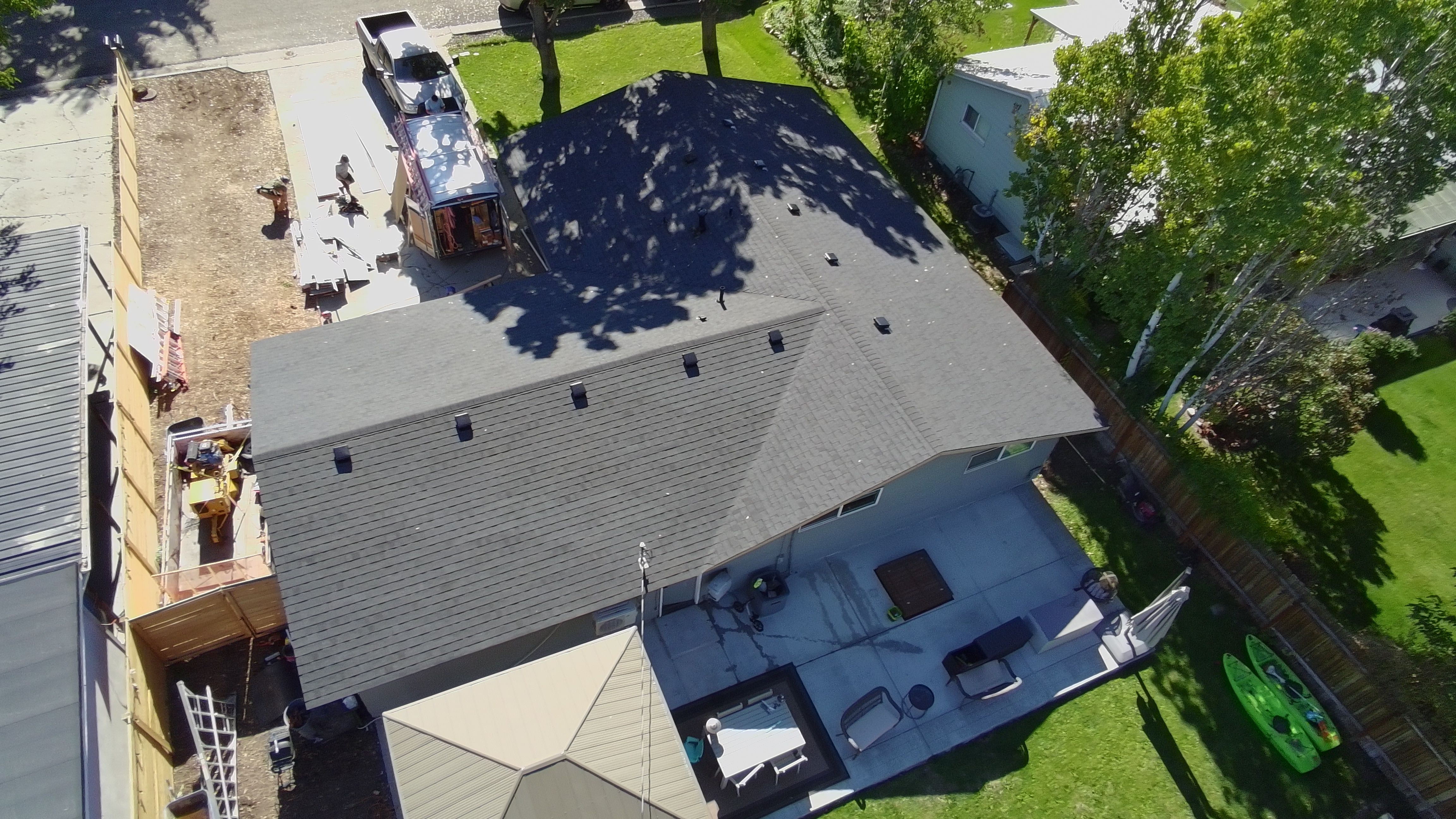 Completed roofing project in Caldwell, Idaho