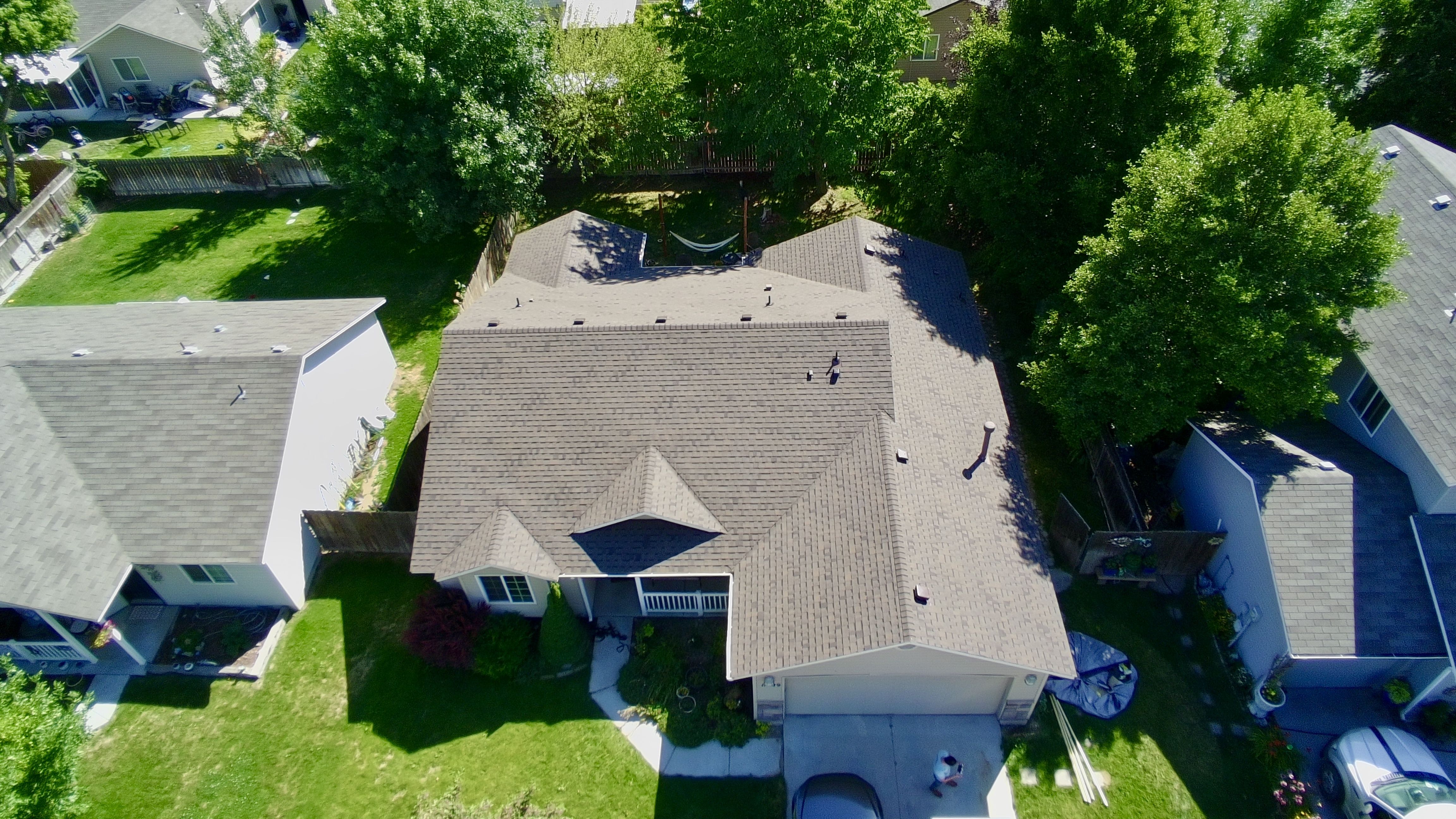 Completed roofing project in Caldwell, Idaho