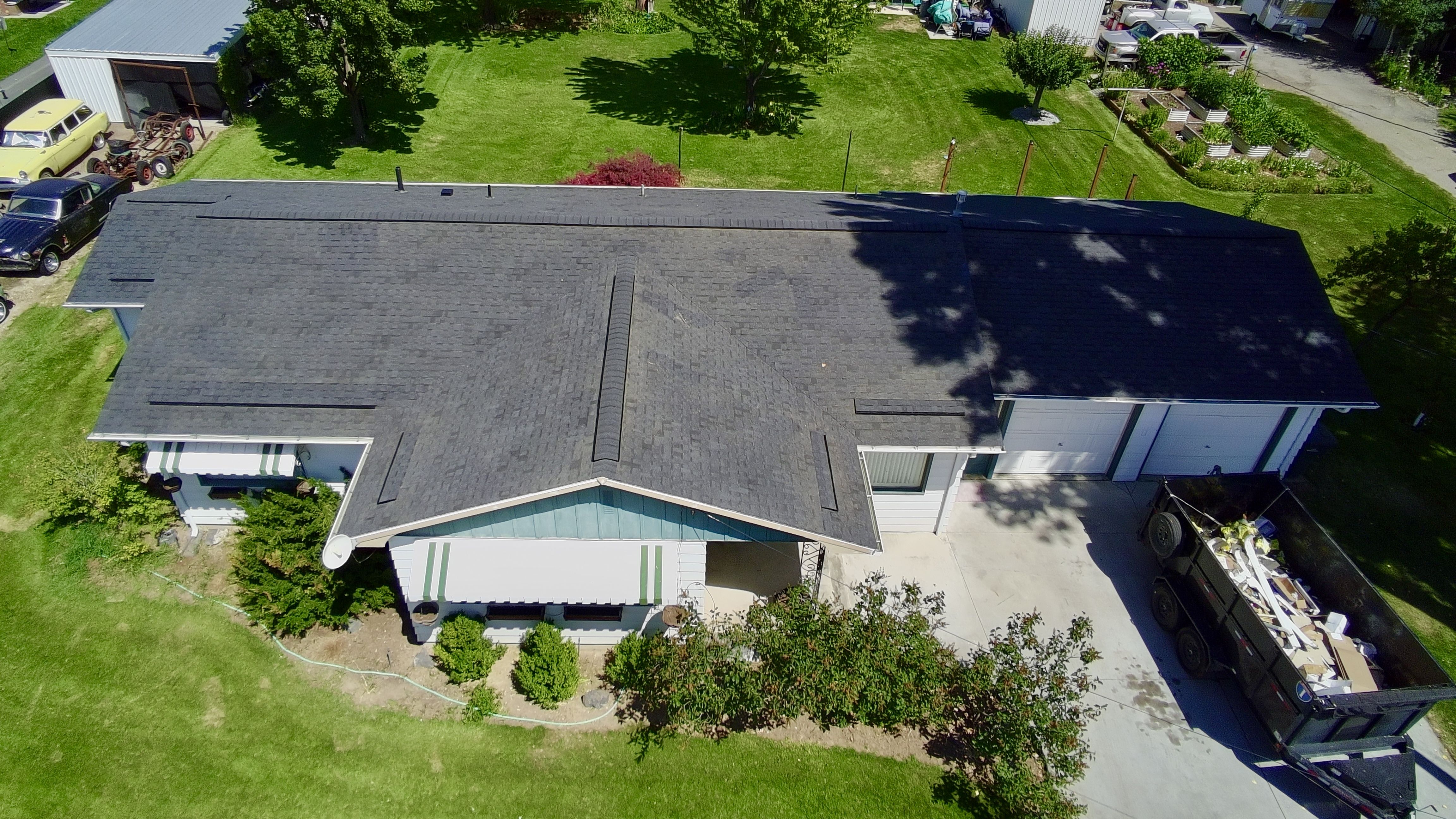 Completed roofing project in Kuna, Idaho