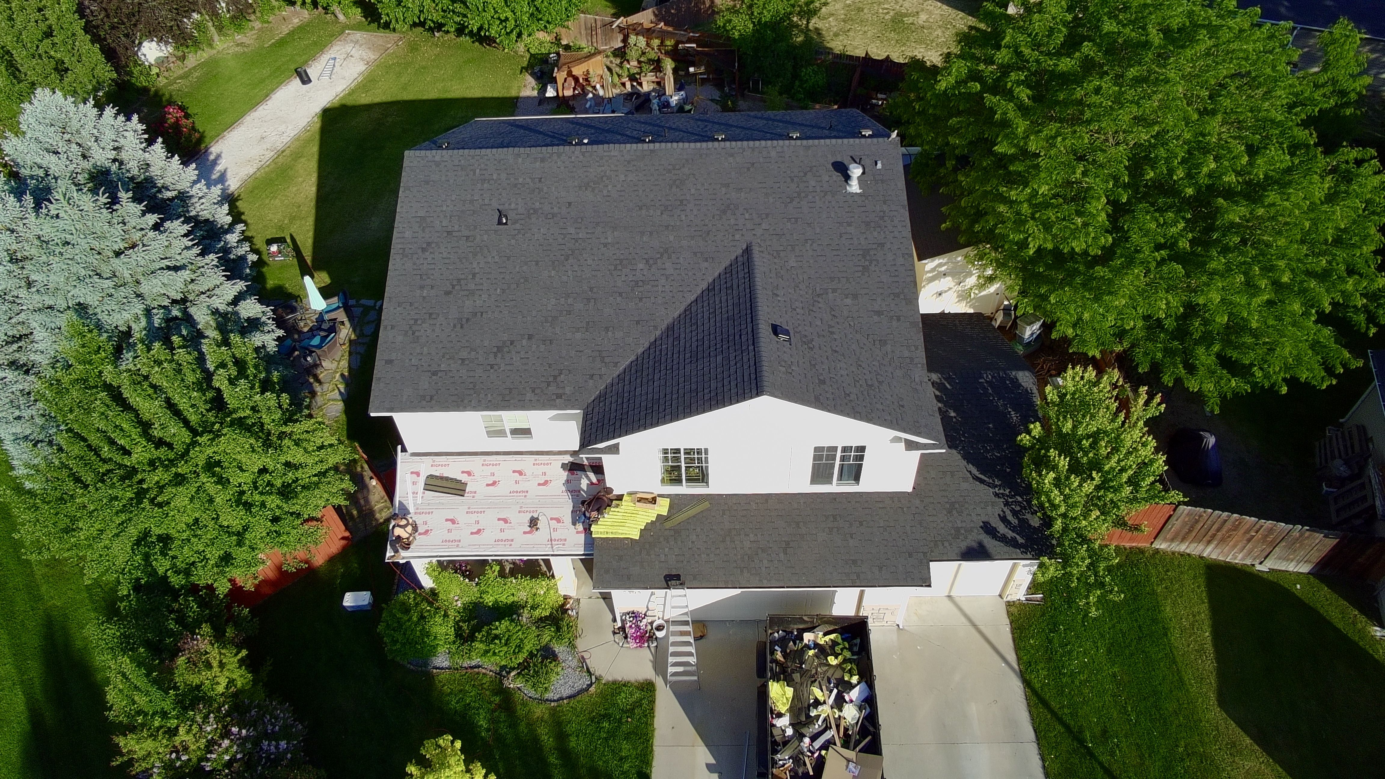 Completed roofing project in Kuna, Idaho