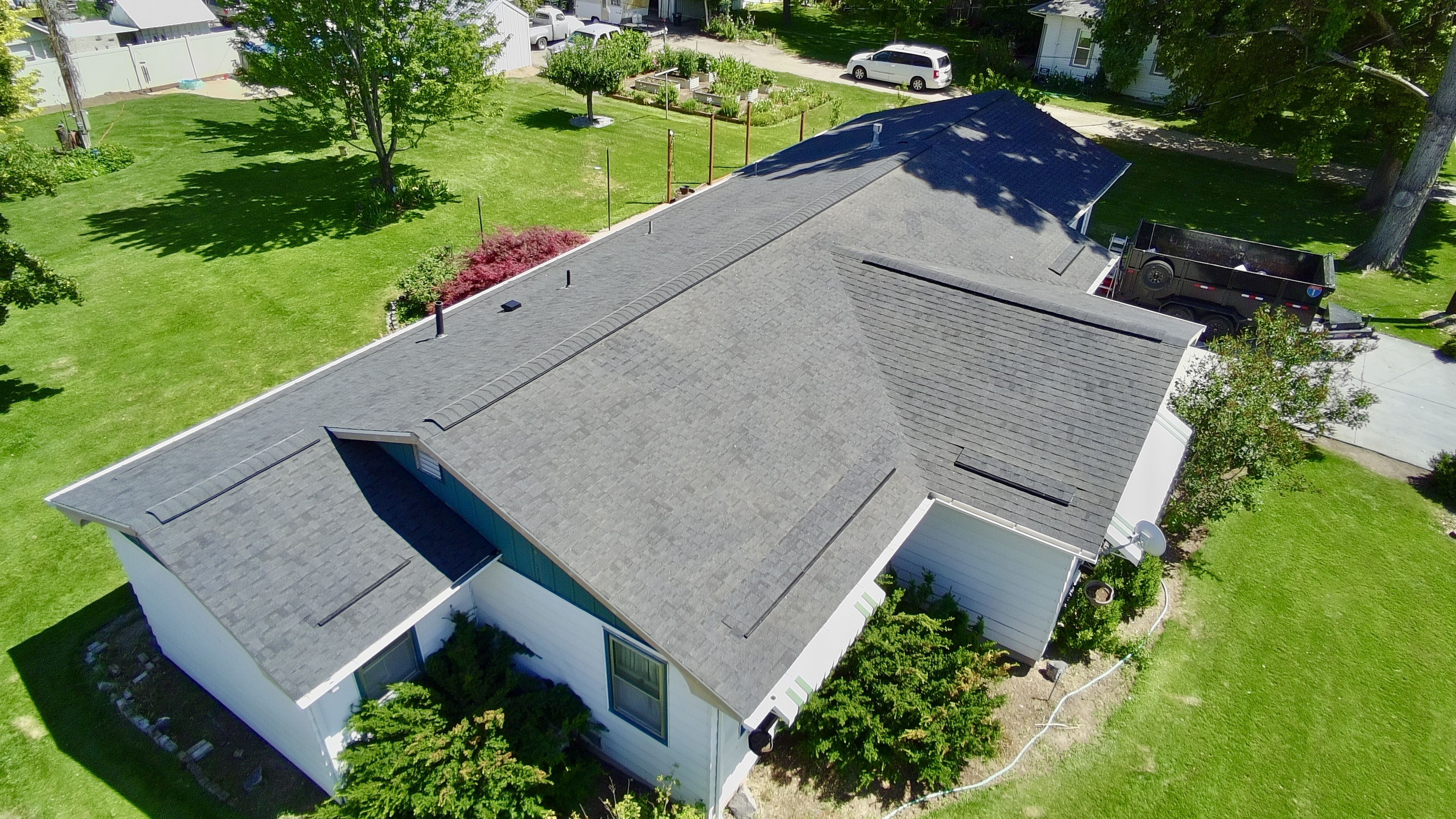 Completed roofing project in Kuna, Idaho