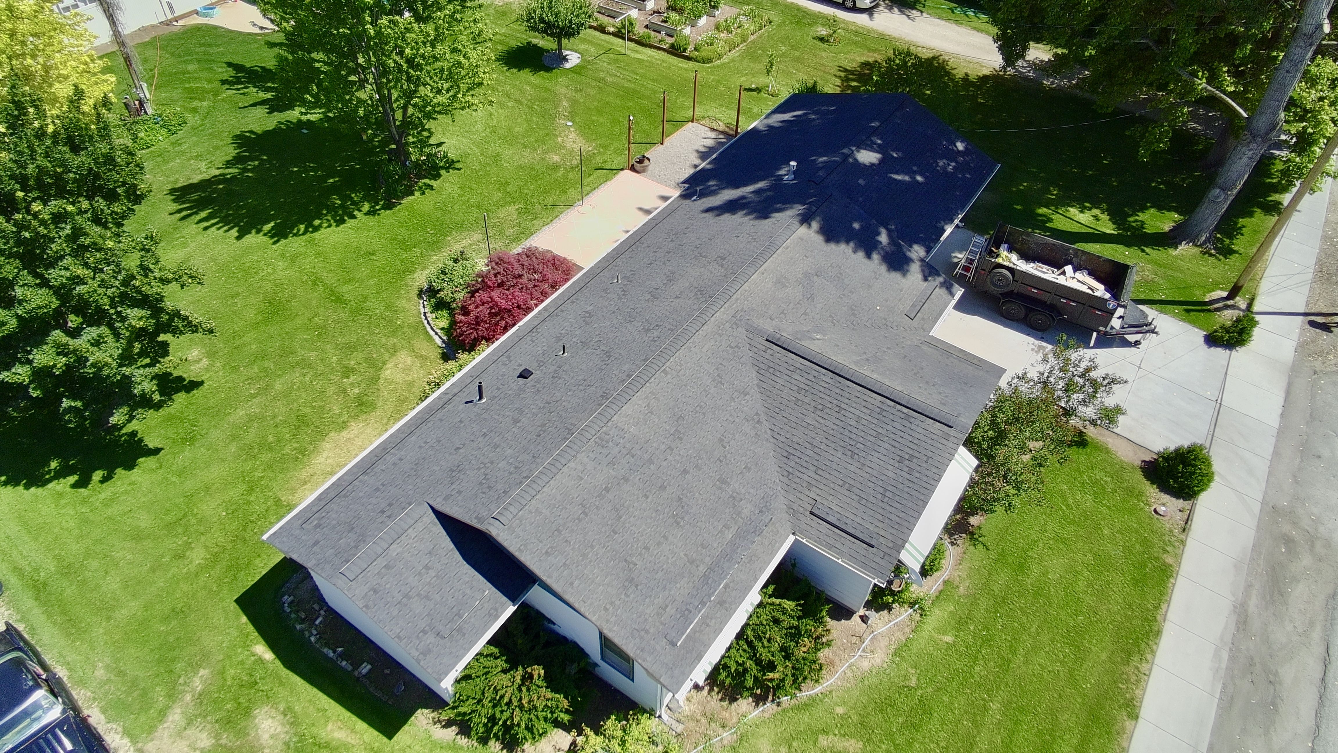 Completed roofing project in Kuna, Idaho
