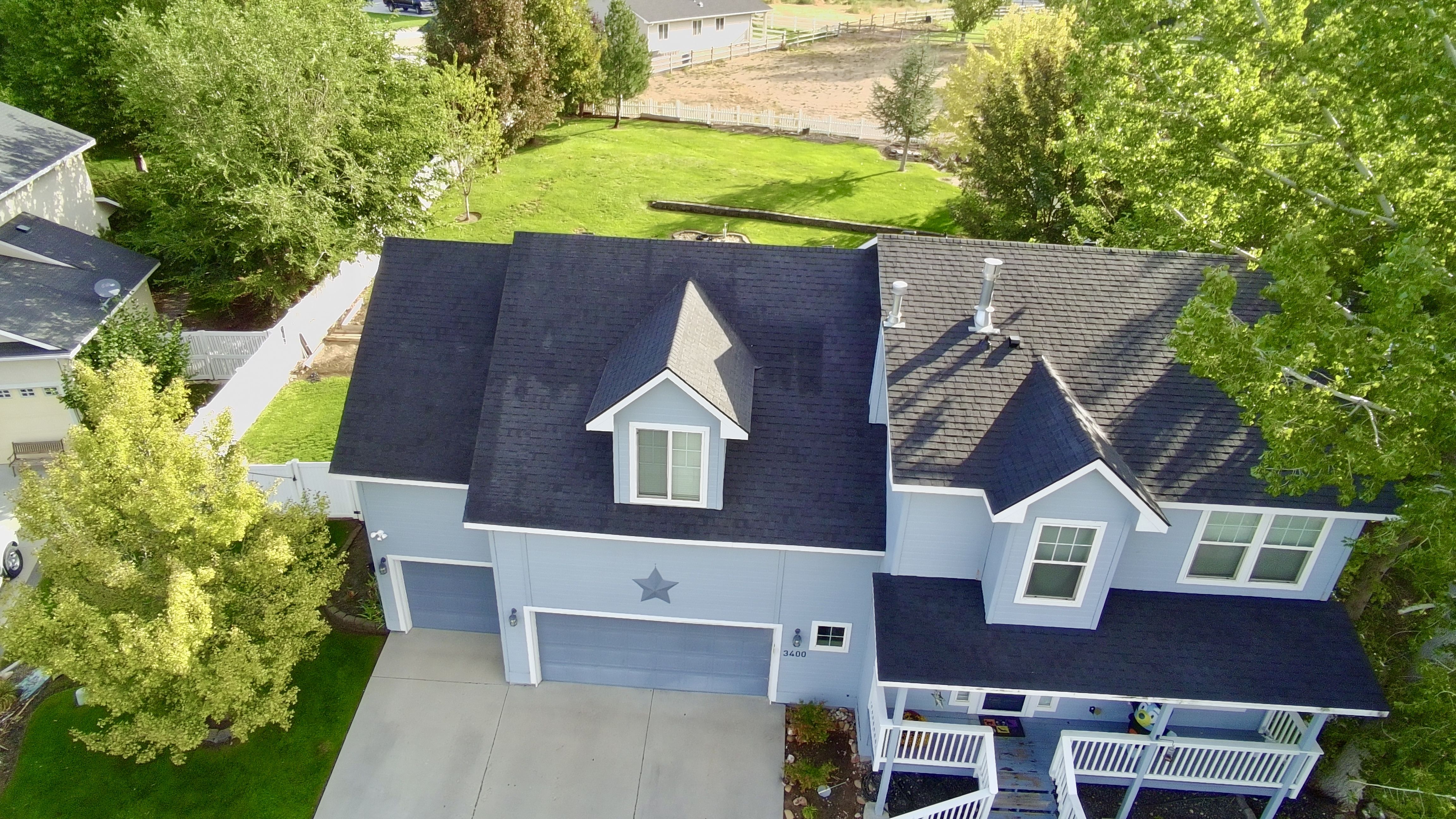 Completed roofing project in Nampa, Idaho