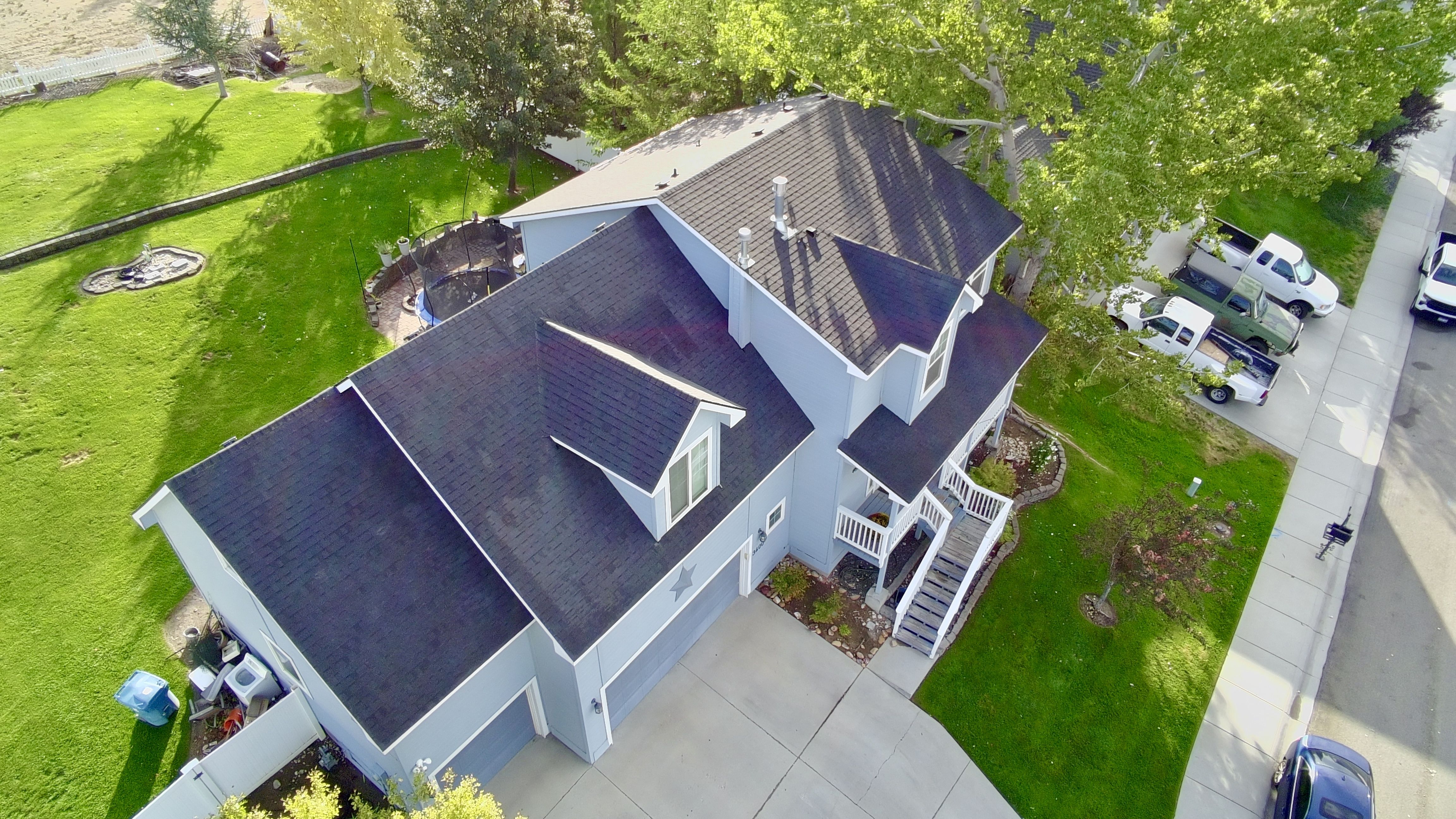 Completed roofing project in Nampa, Idaho